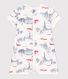 Baby-Kurzoverall Paris aus Baumwolle
