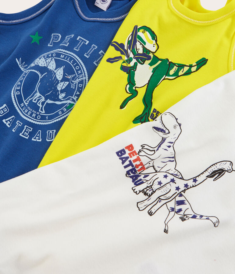 3er-Set Tanktops f&uuml;r kleine Jungen vielfarbig