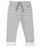 Baby-Hose aus bedrucktem Doppeljersey weiss MARSHMALLOW/blau SMOKING