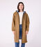 Lange Damen-Regenjacke mit zwei Farben braun ROCHE