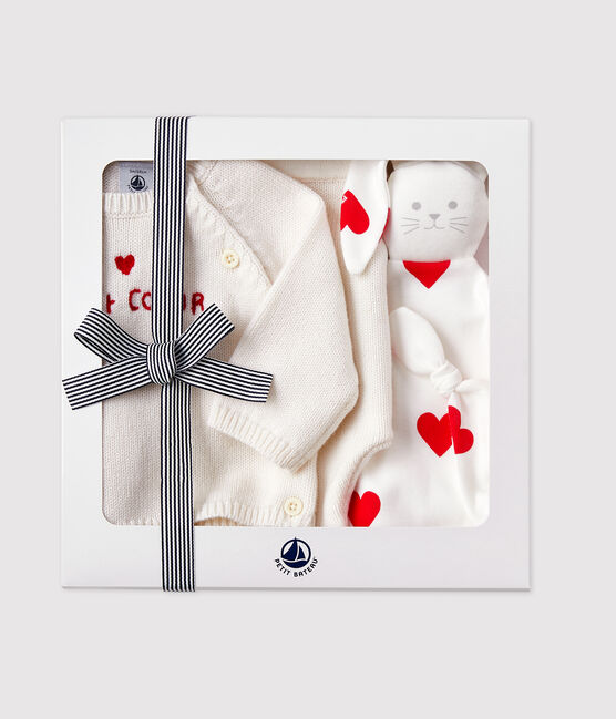 Geschenkset zur Geburt: Strickkleidung variante 1