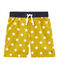 Strandshort Jungen gelb BAMBOO/weiss MARSHMALLOW