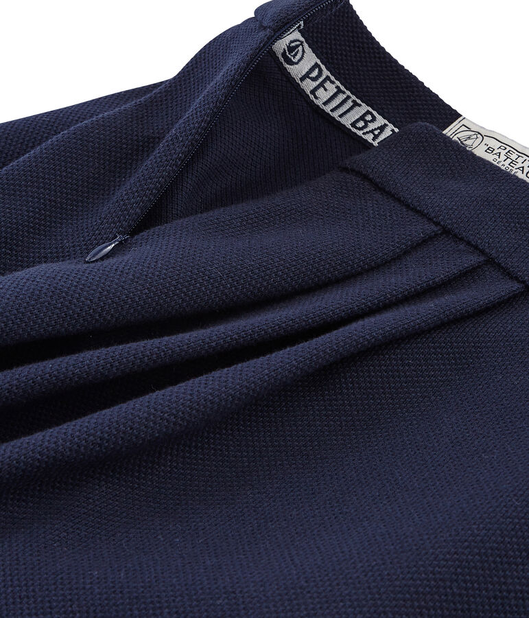 Ausgestellter rock damen blau