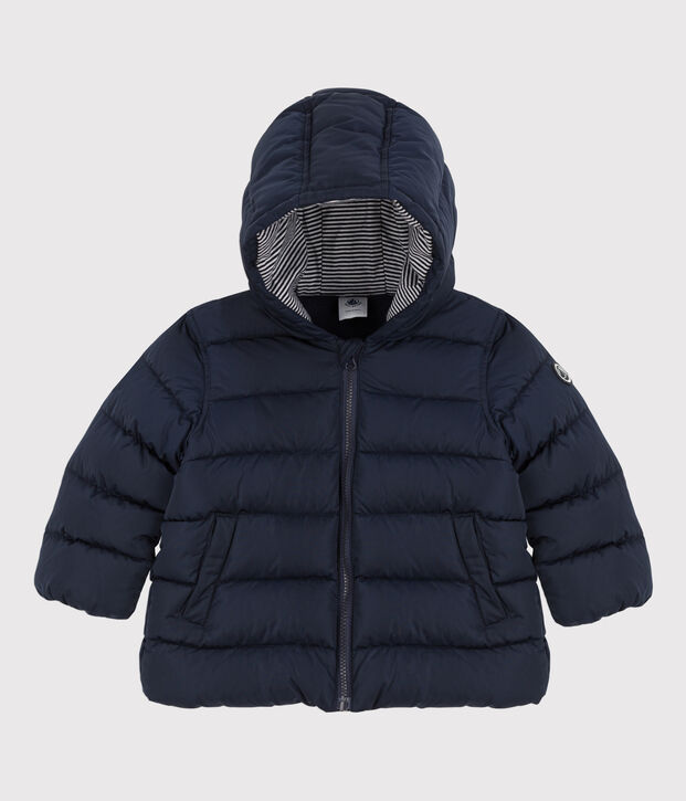 Recycelter Baby-Anorak blau