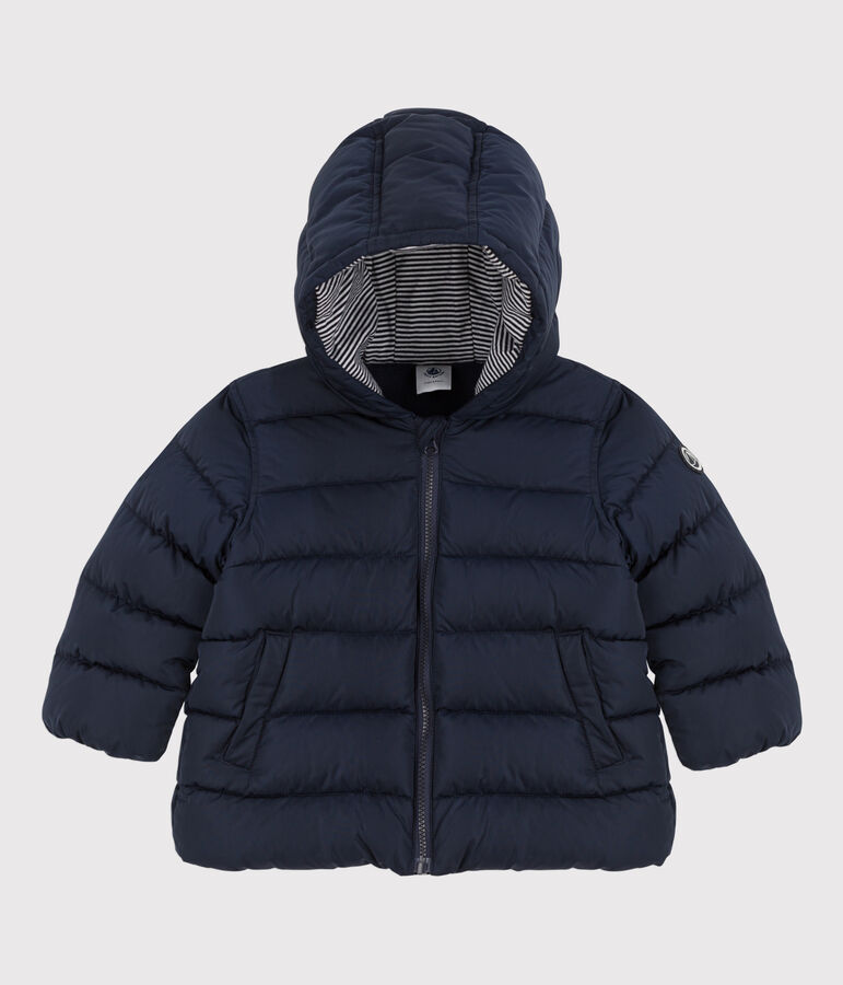 Recycelter Baby-Anorak blau