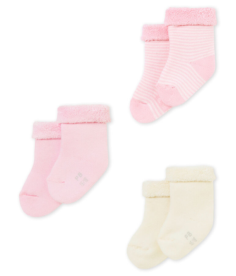 Unisex Baby Socken im 3er-Set vielfarbig
