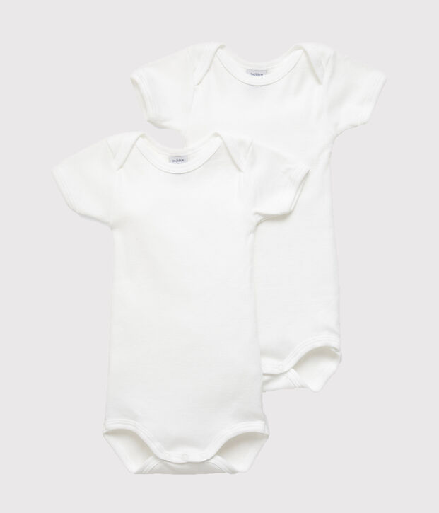 Duo kurz&auml;rmelige Baby-Bodys vielfarbig