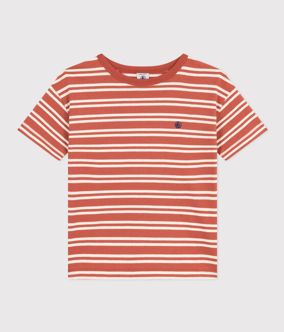 Gestreiftes Jungen-T-Shirt aus Jerseystoff FAMEUX/ AVALANCHE