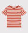 Gestreiftes Jungen-T-Shirt aus Jerseystoff FAMEUX/ AVALANCHE
