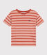 Gestreiftes Jungen-T-Shirt aus Jerseystoff