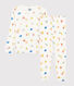 Kinderpyjama aus Baumwolle und Lyocell mit Emojis