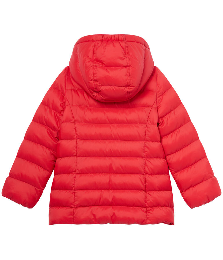 M&auml;dchen-winterjacke mit Kapuze rot FROUFROU