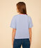 Damen-T-Shirt Le Boxy aus gestreifter Baumwolle GAULOISE/ MARSHMALLOW