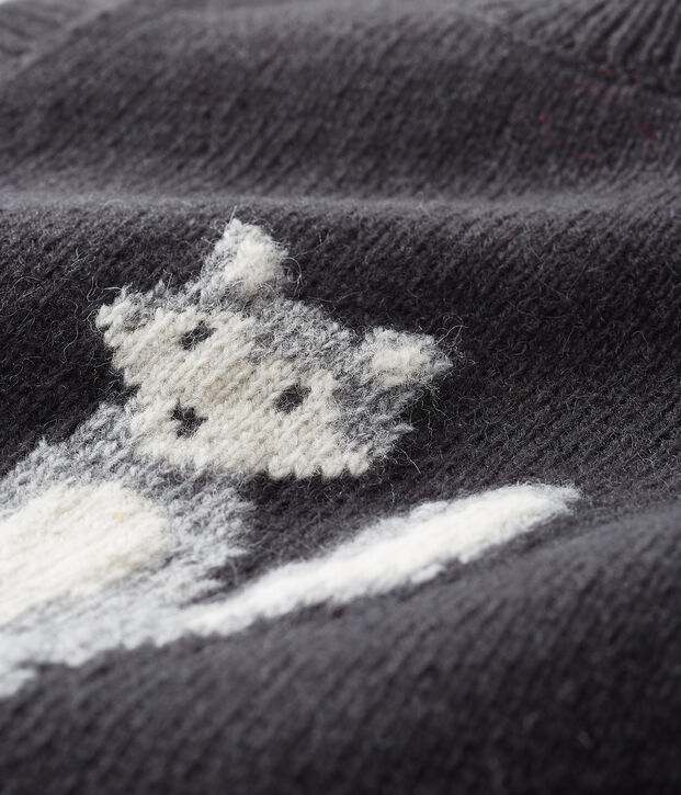 &Auml;rmelloser Baby-Pullover Jungen grau