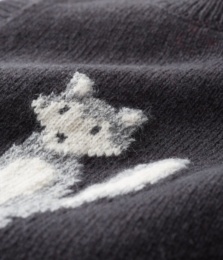 &Auml;rmelloser Baby-Pullover Jungen grau