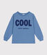 Langärmeliges Kinder-T-Shirt aus feinem Jersey für Jungen