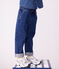 Kinder-Hose aus Denim grün BRUT MOYEN