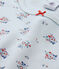 T-shirt fille imprimé en jersey stretch blau FRAICHEUR/weiss MULTICO