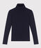 Damen-Rollkragenshirt "L'Iconique" aus Baumwolle blau SMOKING