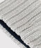 Baby-Schlauchschal aus Strick mit Fleece-Futter grau CHATON CHINE