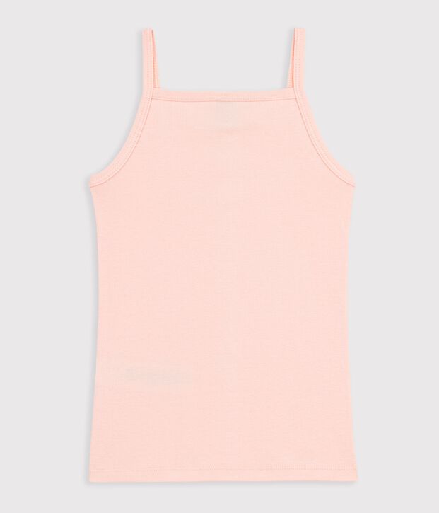 Chemise &agrave; bretelles en c&ocirc;te TANGERINE