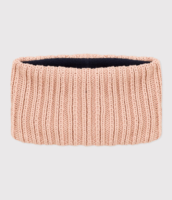 Snood aus Strick mit Fleece-Futter für Jungen und Mädchen rosa SALINE