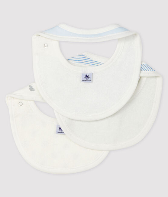 3er-Set Baby-Lätzchen aus Rippstrick variante 2