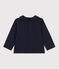 Langärmelige Babybluse aus Baumwolle blau SMOKING