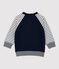 Baby-Teddyjacke aus Molton. blau SMOKING/weiss MARSHMALLOW