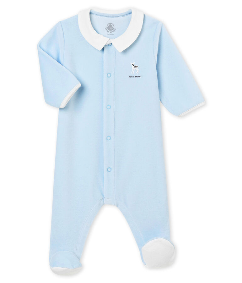 Baby Jungen Strampler aus Baby Jungen in Uni blau FRAICHEUR