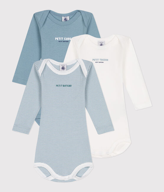 3er-Set langärmelige Baby-Bodys aus Baumwolle variante 2