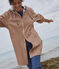 Leichte Regenjacke aus recyceltem Material beige VINTAGE