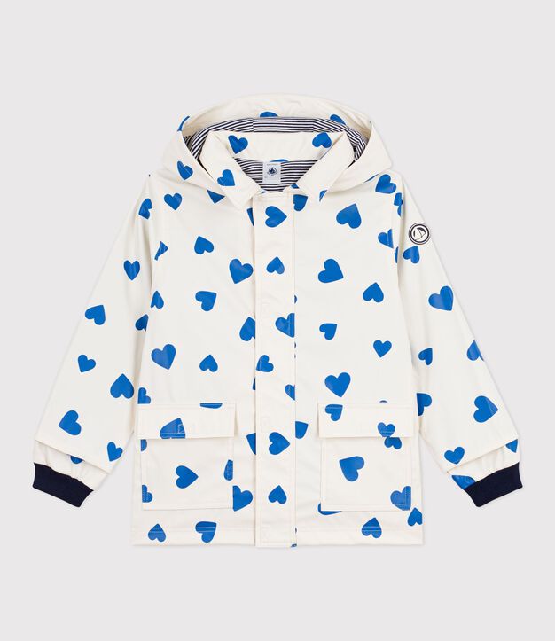 Ikonische Kinder-Regenjacke blau/blau