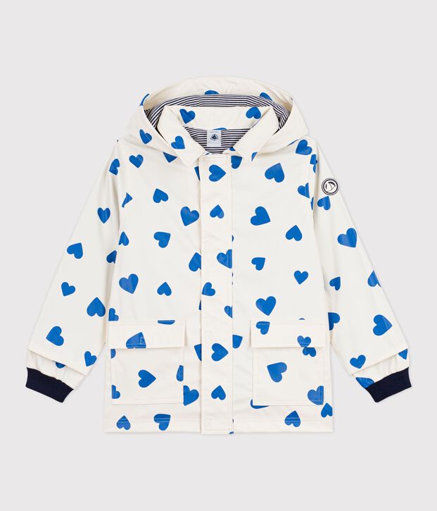 Ikonische Kinder-Regenjacke blau/blau