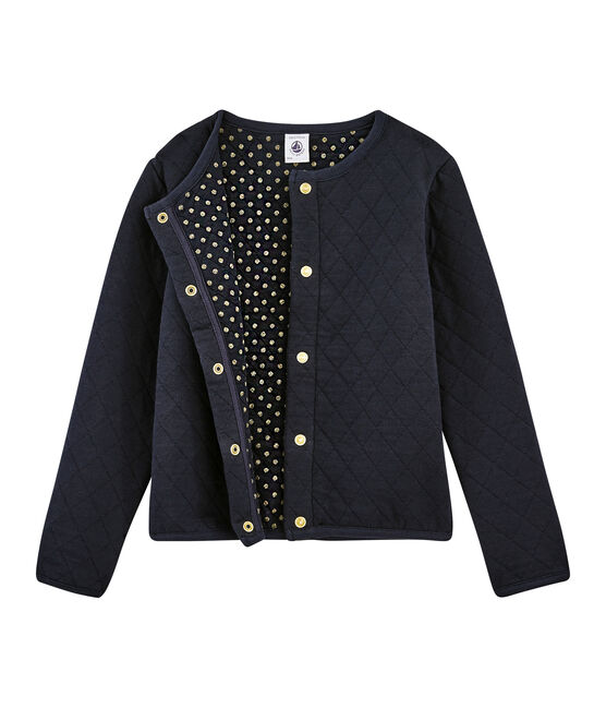 Kinder-Cardigan Mädchen blau SMOKING