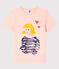 Kurzärmliges T-Shirt für Mädchen rosa MINOIS