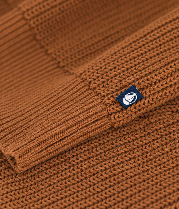 Damenpullover aus Baumwolle mit Patentmuster ALEZAN