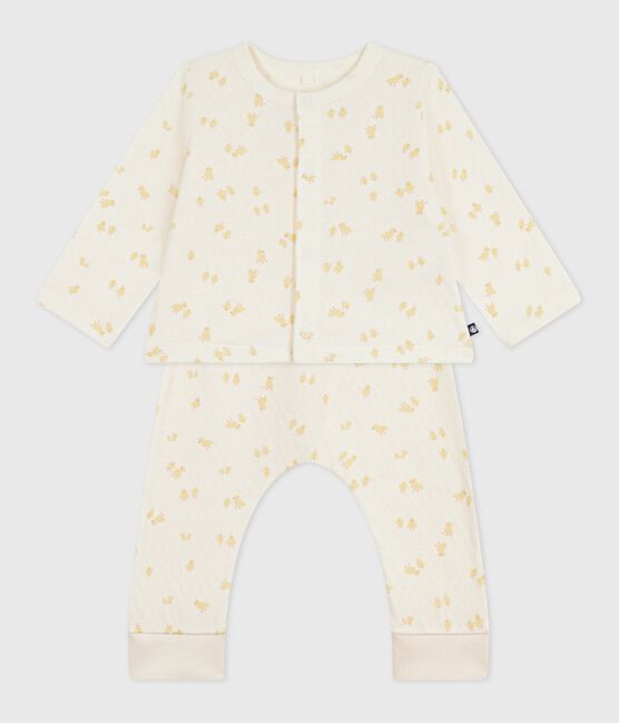 2-teiliges Baby-Set aus Baumwolle mit Kükenmotiv MILK/ MULTICO