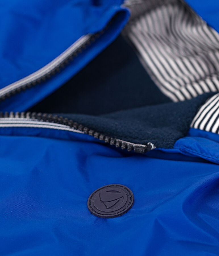 Warme Kinder-Windjacke f&uuml;r Jungen blau CALVIN