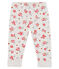 Baby-Hose aus bedrucktem Doppeljersey für Mädchen grau BELUGA/weiss MULTICO CN