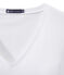 Damen-T-Shirt „COL V“ aus feinem Jersey weiss ECUME