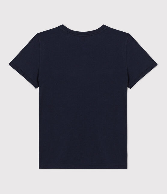 T-Shirt LE DROIT aus Baumwolle mit Rundhalsausschnitt blau SMOKING
