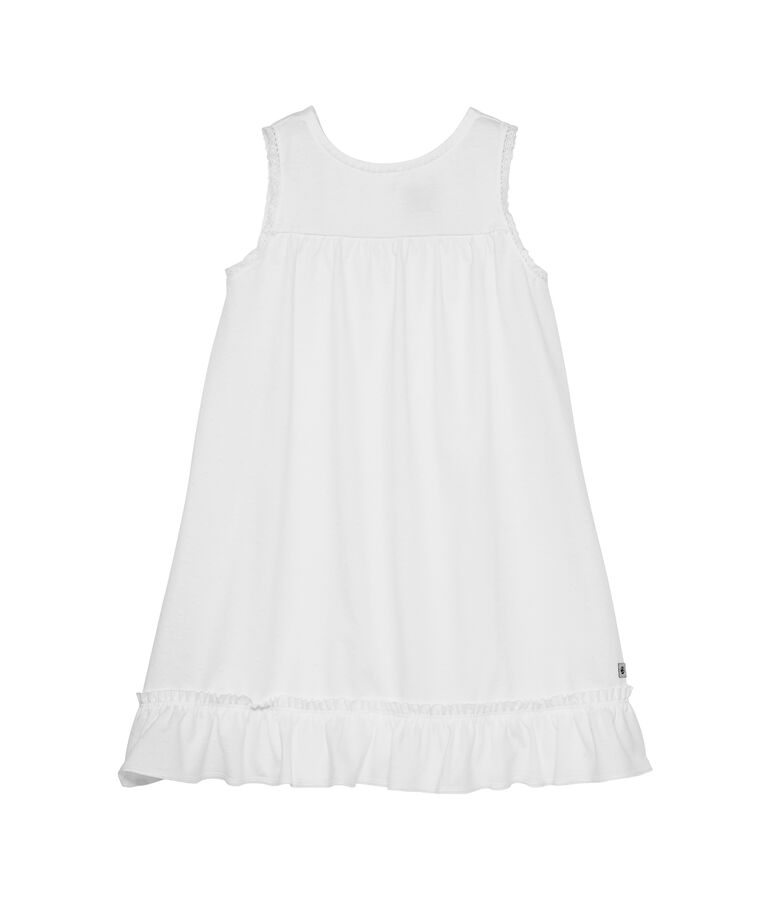 Nuisette file &agrave; pois ton sur ton weiss