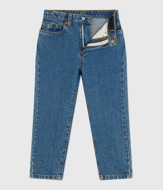 Kinder-Hose aus Denim blau BLEU MOYEN