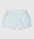 Baby-Shorts für Mädchen aus Seersucker