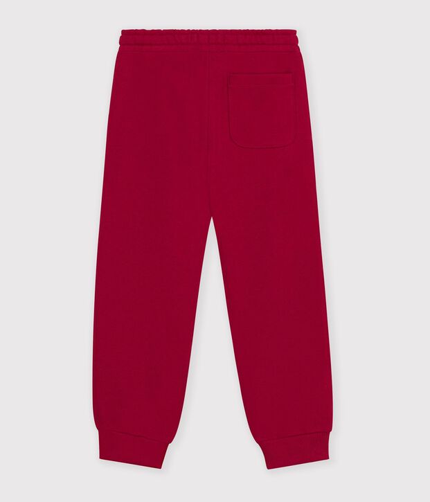 Kinder-Jogginghose aus Baumwolle rot