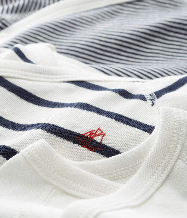 Trio Baby-Bodys f&uuml;r Neugeborene, Unisex vielfarbig