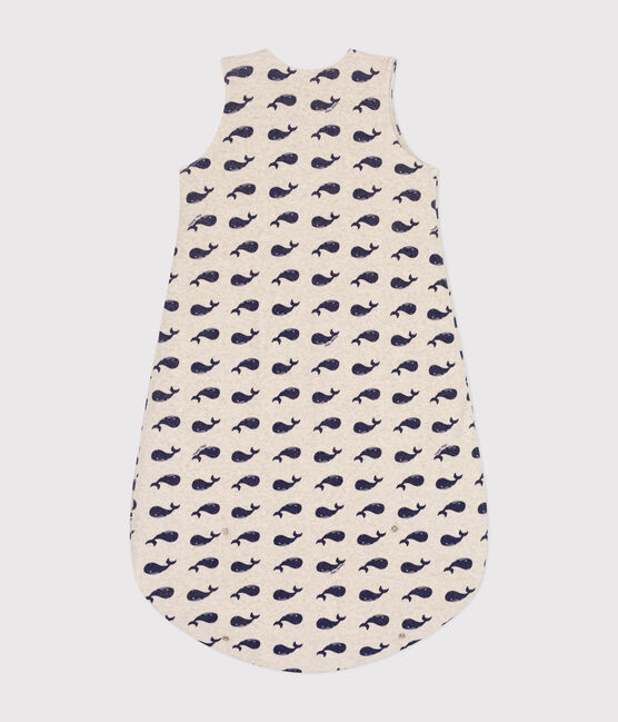 Baby-Schlafsack aus Nicki mit Walmotiv TOG-Wert 3 beige MONTELIMAR/blau MEDIEVAL