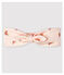Baby-Haarband für Mädchen aus geblümtem Molton rosa FLEUR/weiss MULTICO