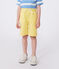 Kinder-Bermudashorts aus Baumwolle gelb ORGE